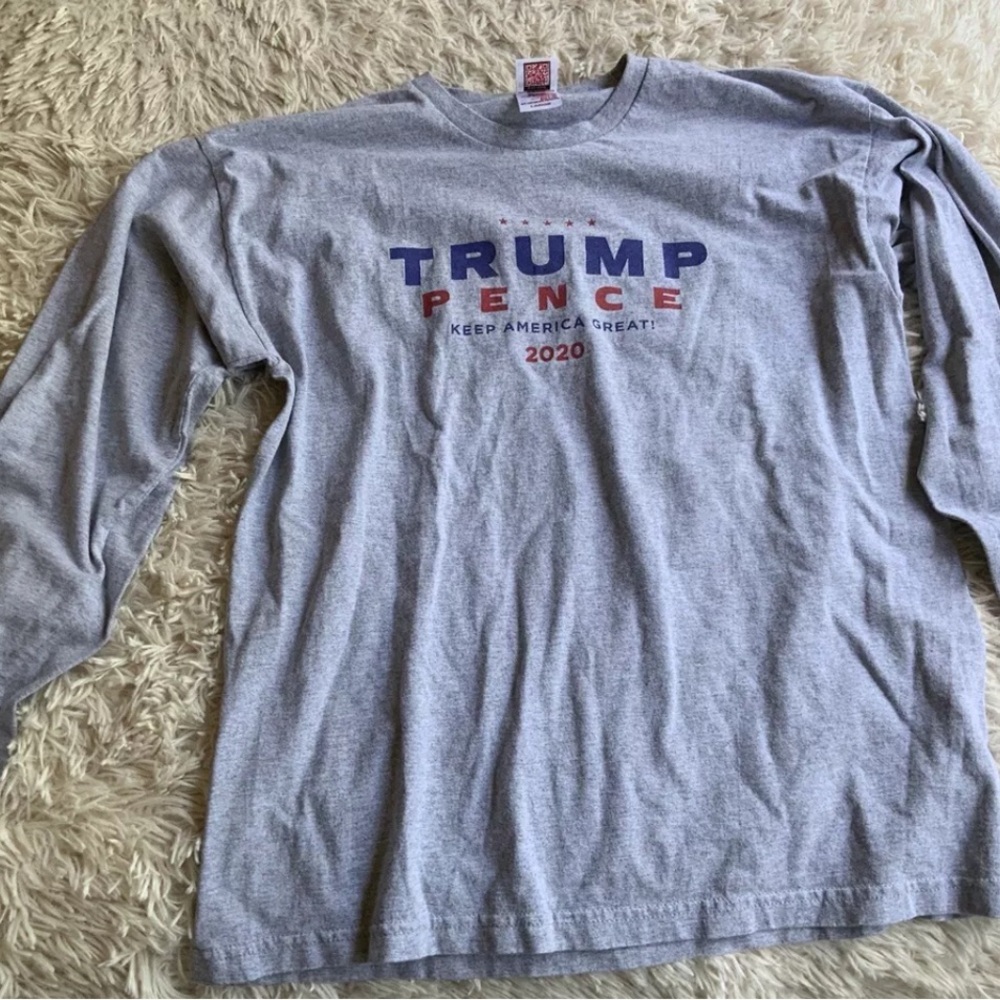 Trump Pence Keep America Great 2020 T-Shirt Long Sleeve - Large